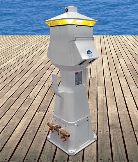 electrical box plastic dock|lighthouse power pedestal dock.